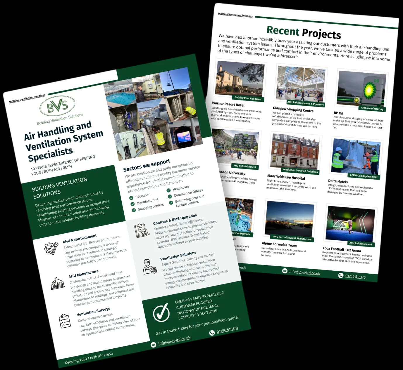 BVS AHU Specialists Brochure