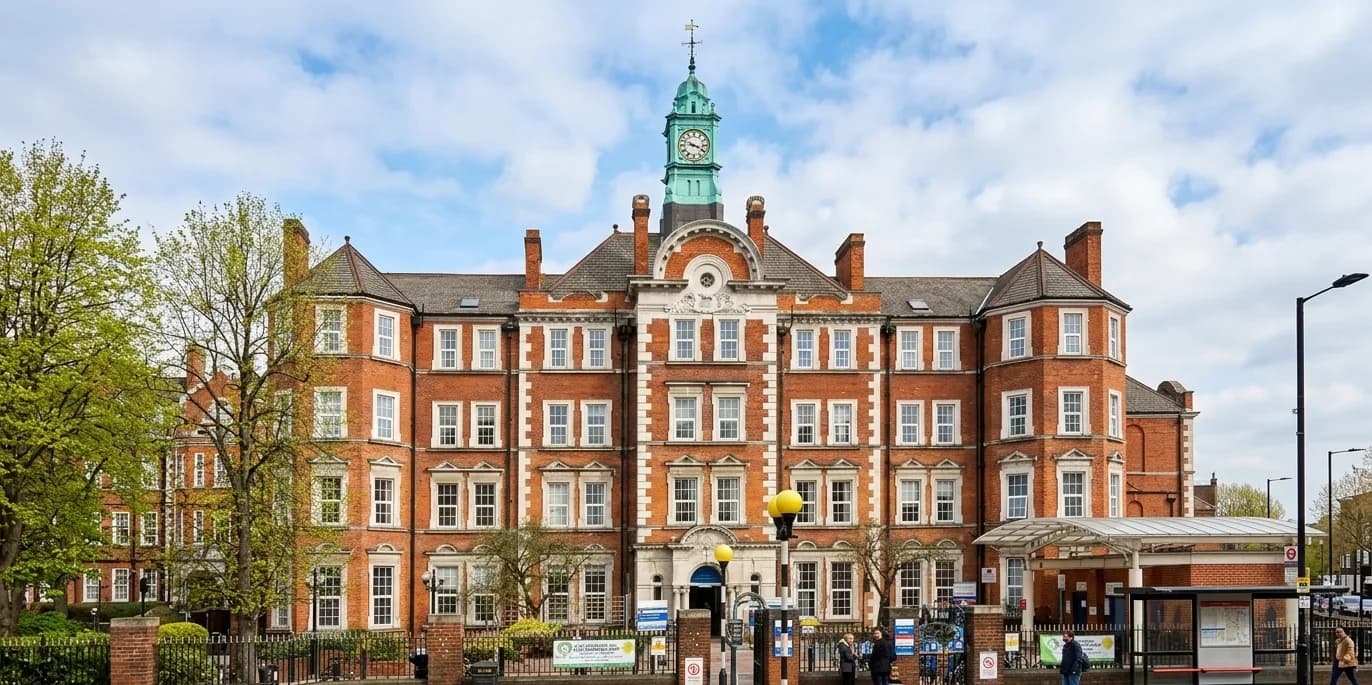 NHS hospital corridor, BVS ventilation services for healthcare environments
