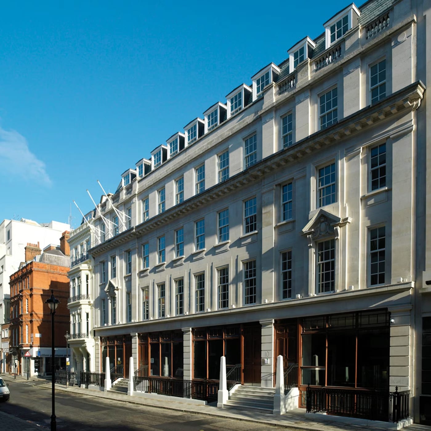 Burlington Street Office building, London where BVS carried out AHU frost coil replacement