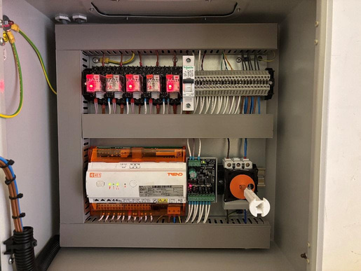 New Trend controller installed in AHU at ProCook Westfield for climate control