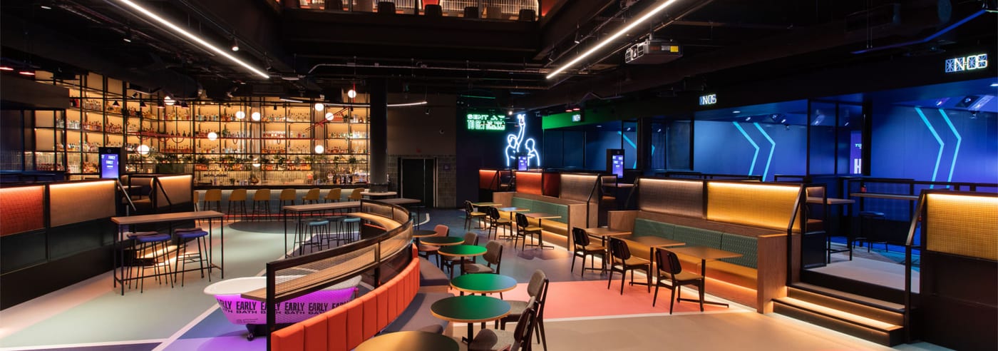 TOCA Social venue interior at the O2 Arena, London