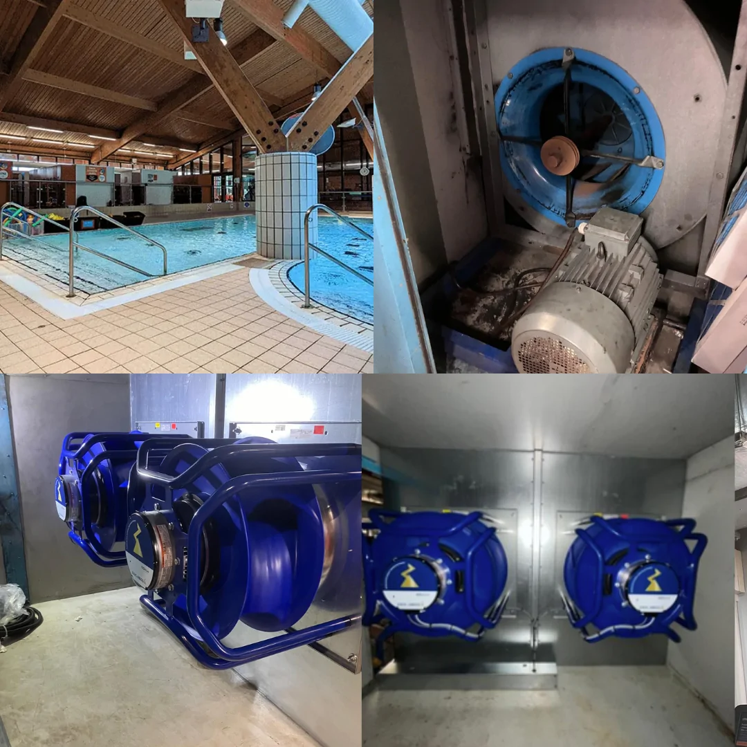 EC Fan Retrofit, Swimming Pool AHU